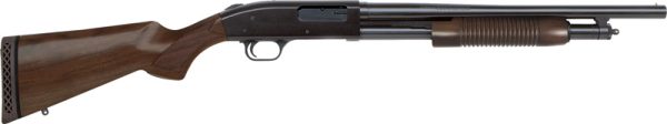 MOSSBERG 500 RETROGRADE 12GA - 3" 18.5" 6RD BLUED/WALNUT