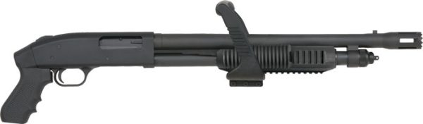 MOSSBERG 590 CHAINSAW 12GA 3" - 6RD 18.5" TRI-RAIL BLUED/SYN