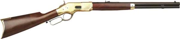 CIMARRON 1866 YELLOWBOY 38SP - 20" OCTAGON BRASS/BLUED WALNUT