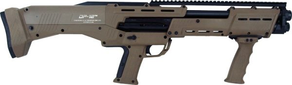 DP-12 12 GA DOUBLE BARREL PUMP - SHOTGUN 16 RDS FLAT DARK EARTH