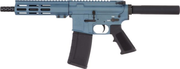 GLFA AR15 PISTOL 223 WYLDE - 7.5" NITRIDE BARREL BLUE - Image 2