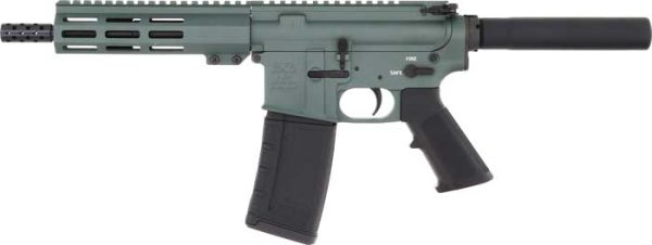 GLFA AR15 PISTOL 223 WYLDE - 7.5" NITRIDE BBL CHARCOAL GRN - Image 2