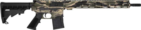 GLFA AR15 RIFLE 223 WYLDE - 16" NIT BBL PURSUIT GREEN CAMO