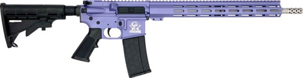 GLFA AR15 RIFLE 223 WYLDE - 16" S/S BBL WILD ORCHID