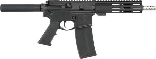 GLFA AR15 PISTOL 223 WYLDE - 7.5" STAINLESS BBL BLACK