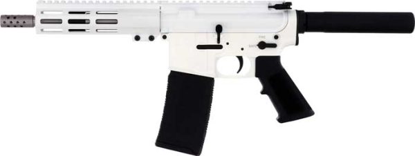 GLFA AR15 PISTOL 223 WYLDE - 7.5" STAINLESS BBL WHITE - Image 2