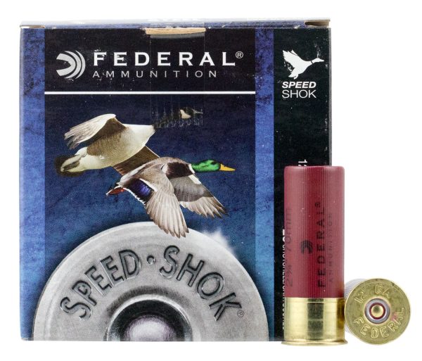 Federal WF1453 Speed-Shok  12Gauge 2.75" 1 1/8oz 3Shot 25 Per Box/10 Case