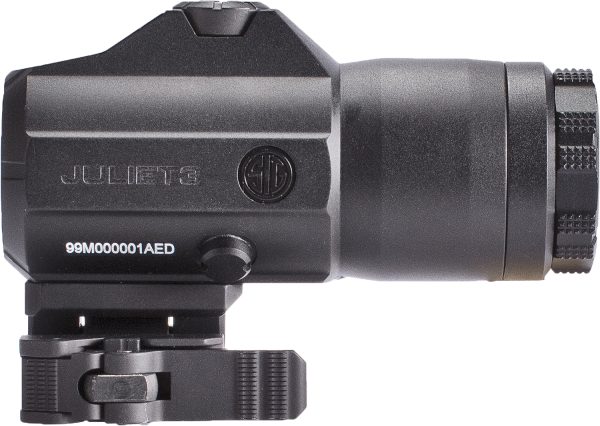 Sig Sauer Electro-Optics SOJ31001 Juliet3 Magnifier Black 3 x 24 mm PowerCam 90 Degree  Mount