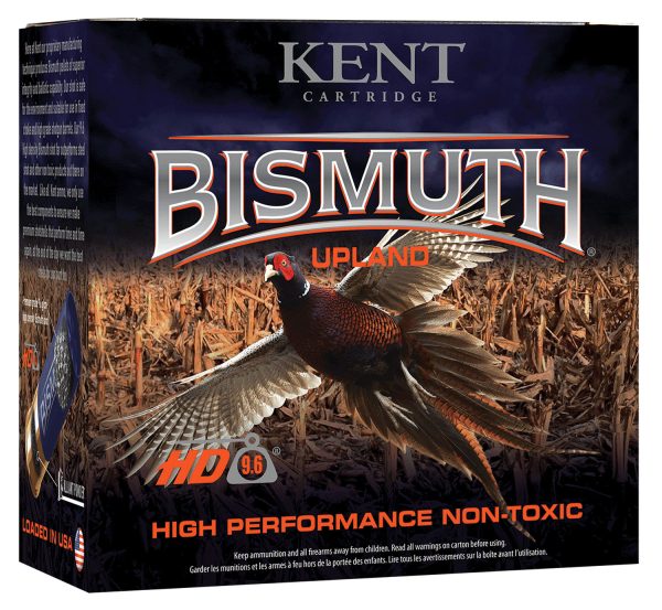 Kent Cartridge B12U365 Bismuth Upland 12 Gauge 2.75" 1 1/4 oz Bismuth 5 Shot 25 Per Box/10 Case