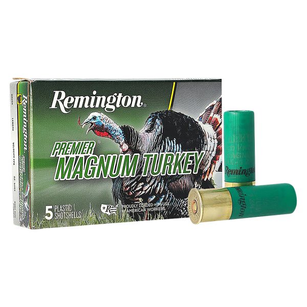 Remington Ammunition 26801 Premier Magnum Turkey 12 Gauge 3" 2 oz 4 Shot 5 Per Box/ 20 Cs