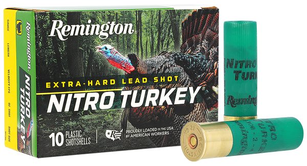 Remington Ammunition 26690 Nitro Turkey  12Gauge 2.75" 1 1/2oz 4Shot 10 Per Box/ 10 Case