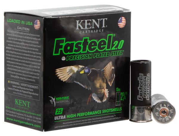 Kent Cartridge K122FS306 Fasteel 2.0  12 Gauge 2.75" 1 1/16 oz 6 Shot 25 Per Box/ 10 Case