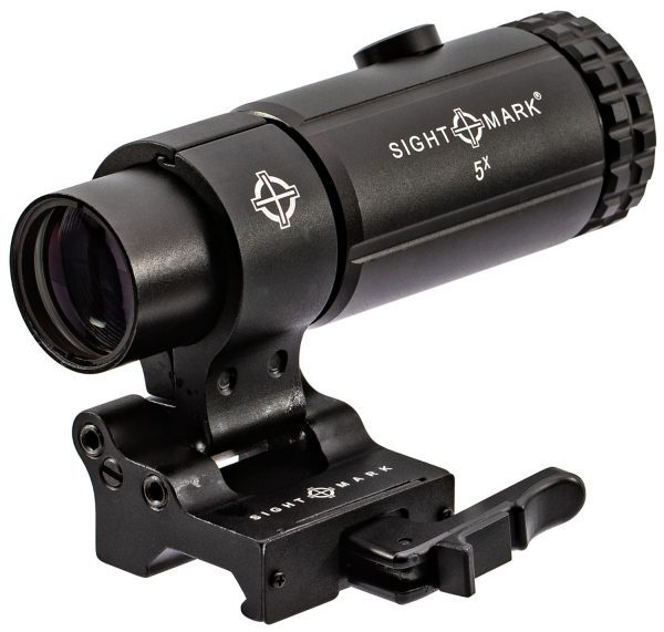 Sightmark SM19064 T-5 Magnifier 5X  with Flip to Side Mount Matte Black 5 x 23 mm