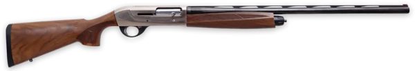 Weatherby ID21228MAG 18i Deluxe Full Size 12 Gauge Semi-Auto 3" 4+1 28" Black Vent Rib Barrel, Engraved Nickel Aluminum Receiver, Fixed Matte Walnut Stock, Right Hand