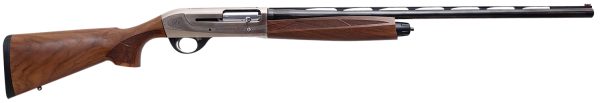 Weatherby ID22026MAG 18i Deluxe Full Size 20 Gauge Semi-Auto 3" 4+1 26" Black Vent Rib Barrel, Engraved Nickel Aluminum Receiver, Fixed Matte Walnut Stock, Right Hand