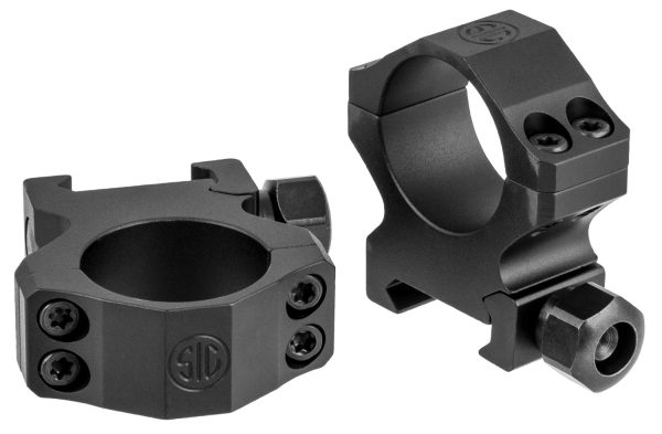 Sig Sauer Electro-Optics SOA10020 Alpha 1  Matte Black 1" Medium 0 MOA