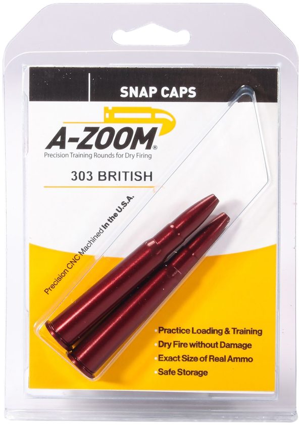 A-Zoom 12226 Rifle Snap Cap 303British 2Pack