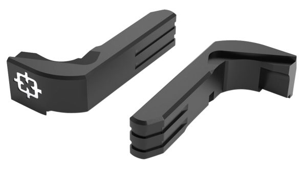 Cross Armory CRGMCBK Mag Catch  Extended Compatible w/Glock Gen1-3/P80 Black Anodized Aluminum