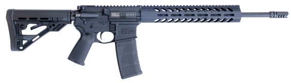 HM Defense HM15FMB556 Defender M5  5.56x45mm NATO Caliber with 16" Barrel, 30+1 Capacity, Black Hard Coat Anodized Metal Finish, Black Mil-Spec HM Stock & Enhanced Polymer Grip Right Hand