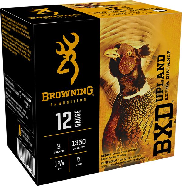 Browning Ammo B193511235 BXD Upland 12Gauge 3" 1 5/8oz 5Shot 25 Per Box/10 Case