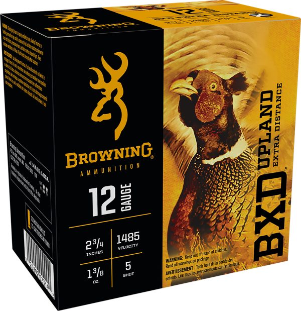 Browning Ammo B193511225 BXD Upland 12Gauge 2.75" 1 3/8oz 5Shot 25 Per Box/10 Case