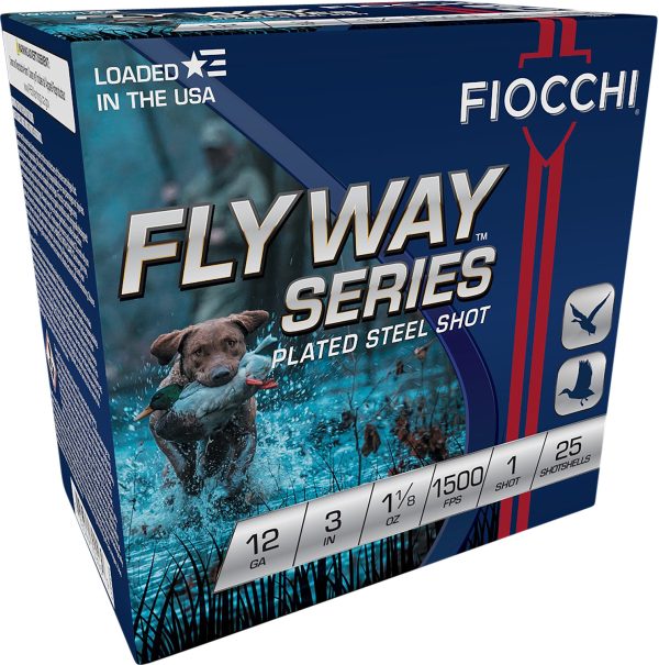 Fiocchi 123ST1 Flyway  12Gauge 3" 1 1/8oz 1Shot 25 Per Box/10 Case