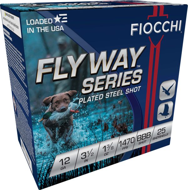 Fiocchi 1235ST3B Flyway  12Gauge 3.50" 1 3/8oz BBBShot 25 Per Box/10 Case