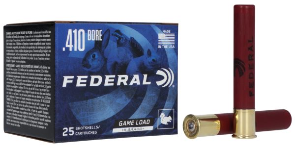 Federal H41275 Game-Shok High Brass 410Gauge 2.50" 1/2oz 7.5Shot 25 Per Box/10 Case