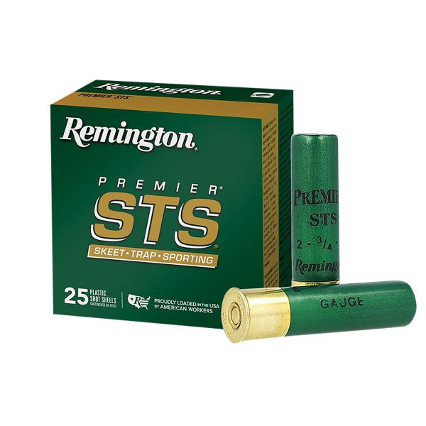 Remington Ammunition 20155 Premier STS  12 Gauge 2.75" 1 oz 8 Shot 25 Per Box/ 10 Cs