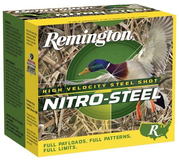 Remington Ammunition 20650 Nitro-Steel High Velocity 12Gauge 2.75" 1 1/4oz BBShot 25 Per Box/10 Case