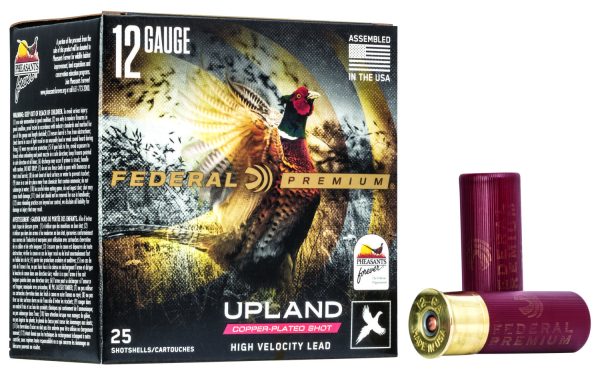 Federal PF1544 Premium Wing-Shok Pheasant Forever High Velocity 12Gauge 2.75" 1 1/4oz 4Shot 25 Per Box/10 Case