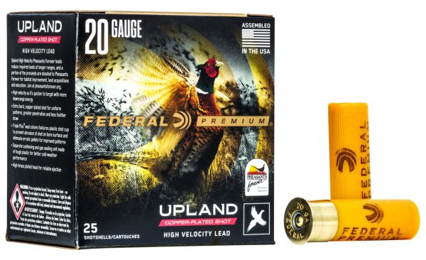 Federal PF20475 Premium Wing-Shok Pheasant Forever High Velocity 20Gauge 2.75" 1oz 7.5Shot 25 Per Box/10 Case