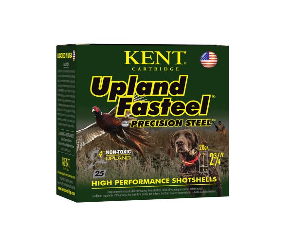 Kent Cartridge K202US246 Upland Fasteel  20Gauge 2.75" 7/8oz 6Shot 25 Per Box/10 Case