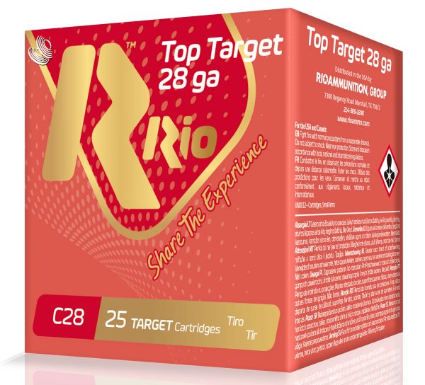 Rio Ammunition RC2875 Top Target  28 Gauge 2.75" 3/4 oz 7.5 Shot 25 Per Box/ 10 Case