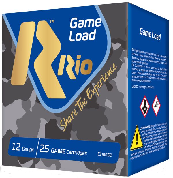 Rio Ammunition SG3275 Game Load Super Game High Velocity 12Gauge 2.75" 1 1/8oz 7.5Shot 25 Per Box/10 Case