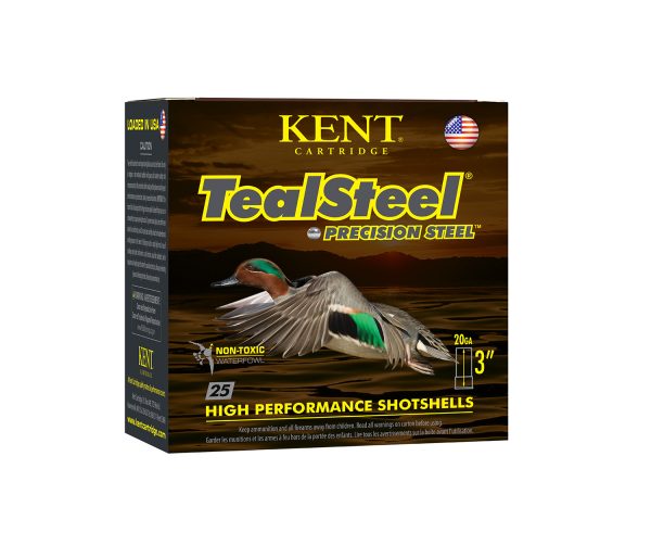 Kent Cartridge KTS203286 TealSteel Precision Steel 20 Gauge 3" 1oz 6 Shot 25 Per Box/10 Case