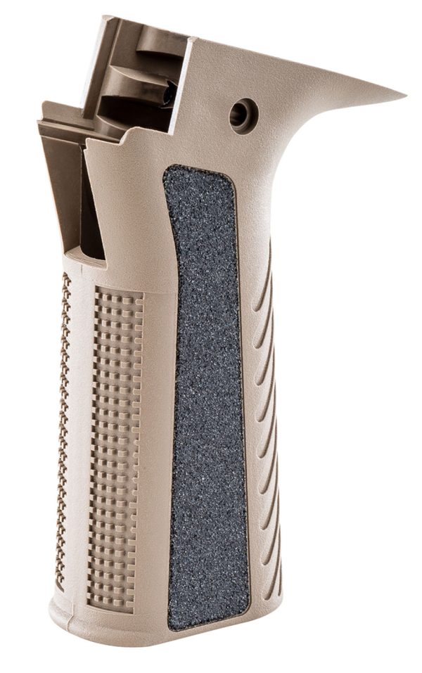 Apex Tactical 116111 Optimized Grip  Flat Dark Earth Aggressive Textured Polymer, Fits CZ Scorpion EVO 3 S1