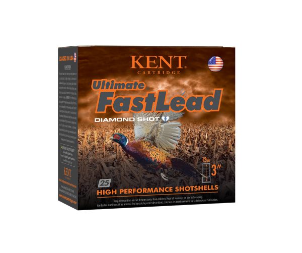 Kent Cartridge K123UFL504 Ultimate Fast Lead 12Gauge 3" 1 3/4oz 4Shot 25 Per Box/10 Case