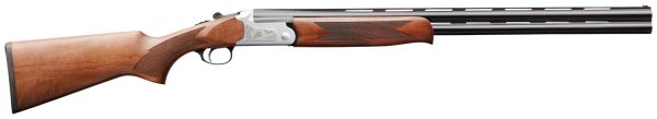 Charles Daly 930197 202  Full Size 12 Gauge Break Open 3" 2rd 28" Blued Vent Rib Barrel, Silver Engraved Steel Receiver, Fixed Walnut Wood Stock