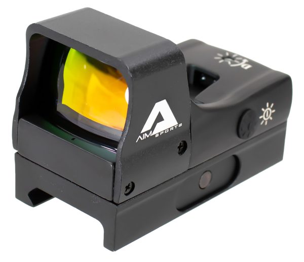 Aim Sports RT5C1 Compact Reflex Sight  Matte Black 1x27mm 3.5 MOA Red Dot