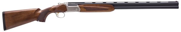 Akkar 111320 Churchill 812 Field 12 Gauge 3" 2rd 28" Vent Rib Barrel, Silver Metal Finish, Walnut Stock & Forend, Fiber Optic Front Sight, Auto Ejectors & Safety