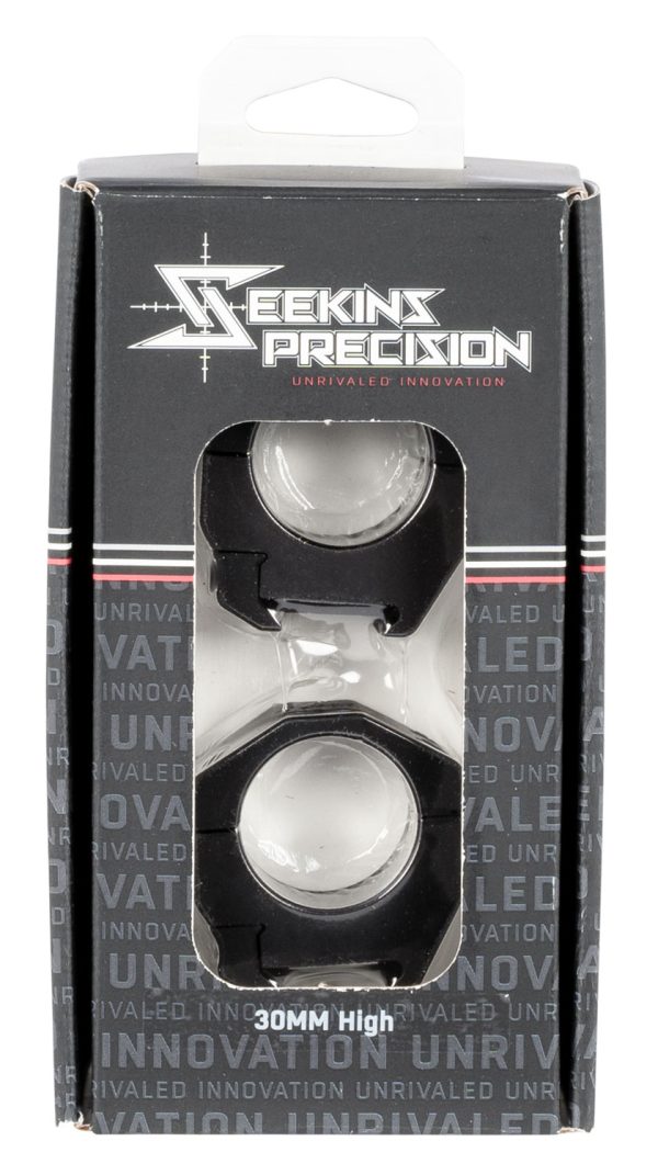 Seekins Precision 0010620012 Scope Rings  Matte Black 30mm High