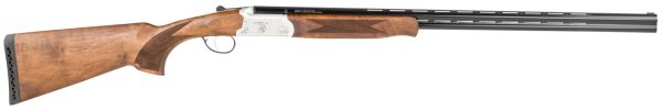 TriStar 33118 Trinity LT O/U 410 Gauge 28" 2rd 3" Silver Engraved Aluminum Rec Turkish Walnut Stock Right Hand (Full Size) Includes 5 MobilChoke