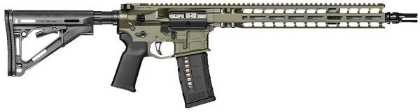 Radian Weapons R0536 Model 1 Carbine 223 Wylde 30+1 14.50" Pinned & Welded Barrel, OD Green Billet Rec/M-Lok Handgaurd, Magpul Grip & CTR Stock, Ambi Controls, Mid-Length Gas