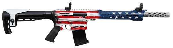 Citadel CBOSS2512USA Boss-25  12 Gauge 3" 18.75" 5+1 American Flag Cerakote Rec/Barrel Black Fixed Adjustable Comb Stock Right Hand