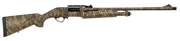 Escort HEFH1224TRBL Field Hunter Turkey Full Size 12 Gauge Pump 3" 4+1 24" Mossy Oak Bottomland Steel Barrel, Grooved Aluminum Receiver, Fixed Mossy Oak Bottomland Synthetic Stock, Right Hand