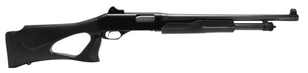 Stevens 23248 320 Security 12 Gauge 3" 5+1 18.50" Matte Black Chrome Lined Barrel, Fixed Thumbhole Stock, Ghost Ring Sights