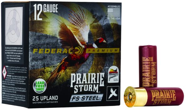 Federal PFSX147FS3 Premium Prairie Storm FS 12Gauge 2.75" 1 1/8oz 3Shot 25 Per Box/10 Case