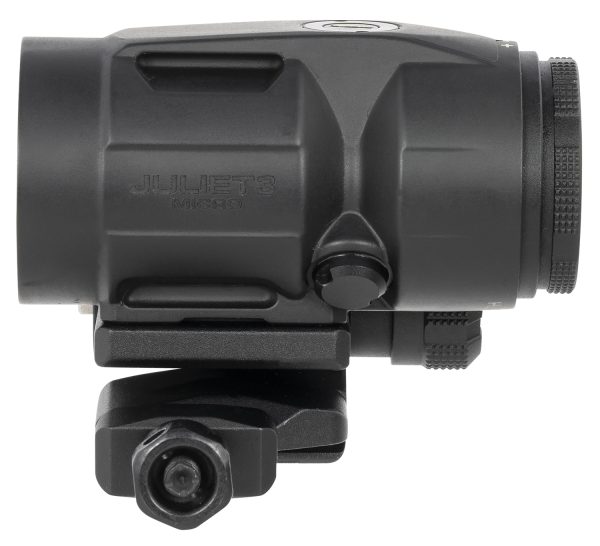 Sig Sauer Electro-Optics SOJ3M001 Juliet3-Micro Magnifier Black 3x 22 mm 90 Degree Push Button Flip-to-side Mount