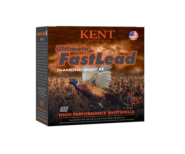 Kent Cartridge K122UFL404 Ultimate Fast Lead 12Gauge 2.75" 1 3/8oz 4Shot 25 Per Box/10 Case